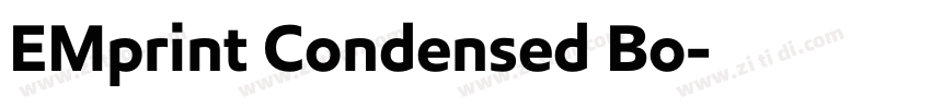 EMprint Condensed Bo字体转换